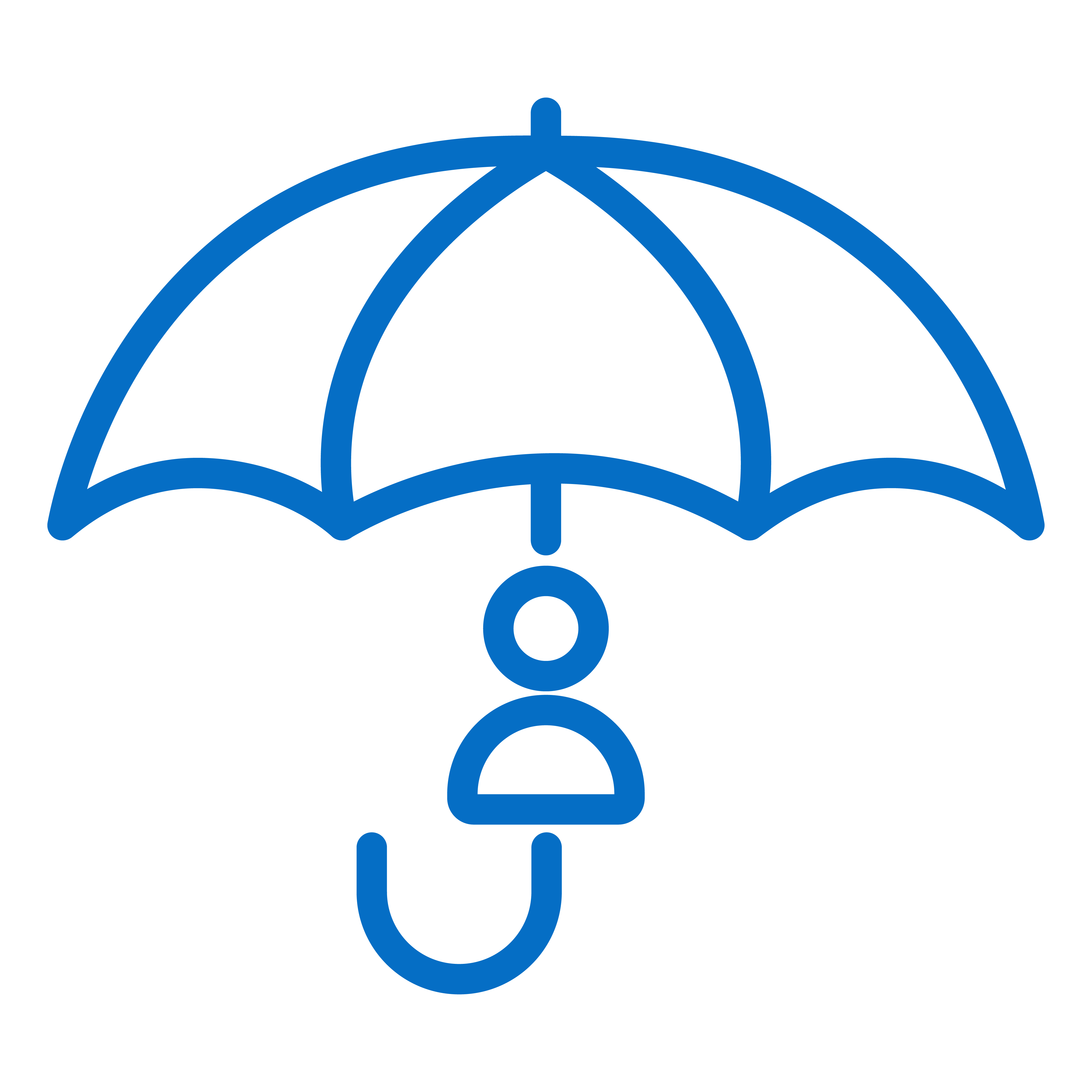 Person under Umbrella